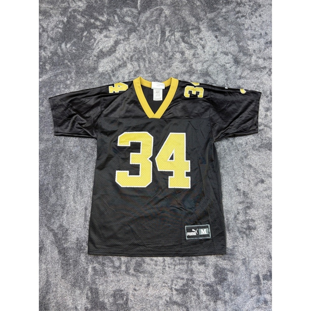 Puma Jersey Kids M 10-12 Black New Orleans Saints Ricky Williams 34 P701B Mesh